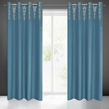 Fertigvorhang Dafne 140 X 250 Cm Blau