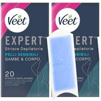 Veet Strisce Depilatorie per Gambe e Corpo 40 Strisce