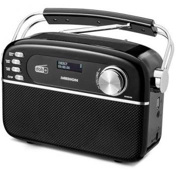Medion Radio Retro DAB/FM Mono 2,5 W Negro