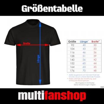 Multifanshop® Kinder T-Shirt Deutschland Textmarker Druck schwarz Plakat Boy Girl Fanartikel Größe 128 gelb