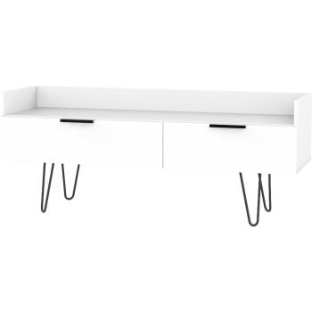 Fuji 2‑Drawer 2U TV Stand – Ready‑Assembled, White