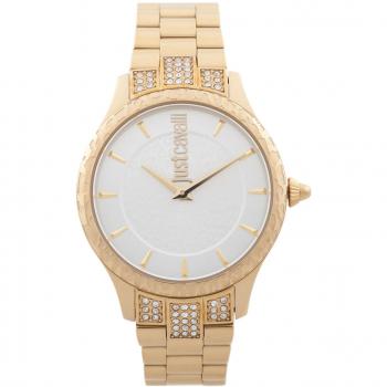 JC1L004M0065 Cavalli – Premium Analog‑Digital Uhr für Frauen, Edelstahlarmband