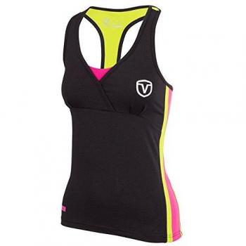 Camiseta Femenina VAIRO Columns (Negro, XL)