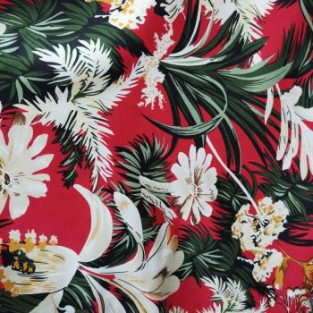 Tissu Imprimé Doux Hawaii