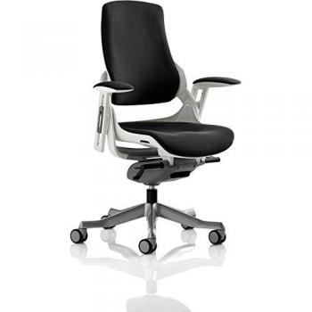 Zure Executive Chair Black Fabric With Arms With Headrest R