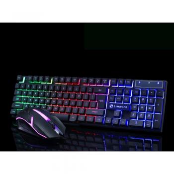Combo de Teclado y Ratón Gaming 104 Raton USB