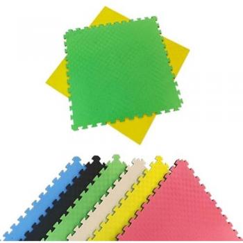 Tatami Puzzle EVA 20 Pack 1x1x20mm Verde y Amarillo