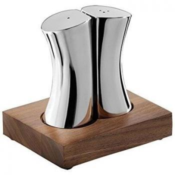 Walnut Elegance Salt & Pepper Set by Robert Welch
