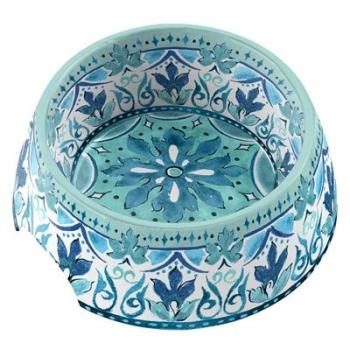 Tarhong Voerbak Gibraltar Melamine Blauw Ø 18 cm
