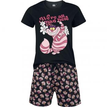 Cheshire Cat Pyjama Alice au Pays des Merveilles – We're All Mad Here (S‑XXL) Femme Polycolor
