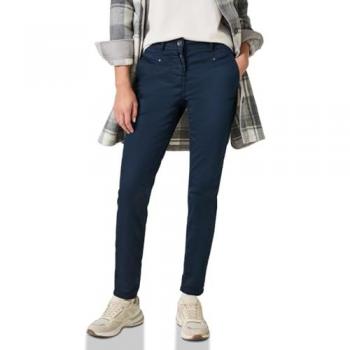 Cecil Boyfriend-Hose Damen Gr. 38, blau (deep petrol)