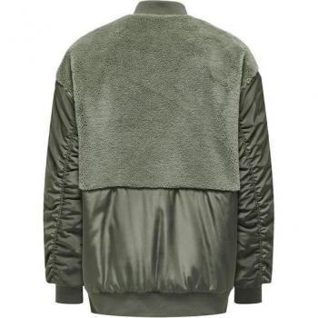 Emmy Tea Leaf Fleece Bomber - Size XL