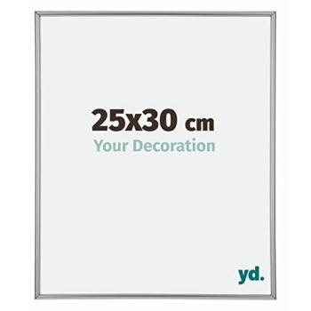 Cadre Murale en Plastique 25x30 - Argent Brillant