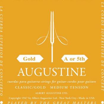 Gold 5th‑Tension Single Guitar String (Augustine)