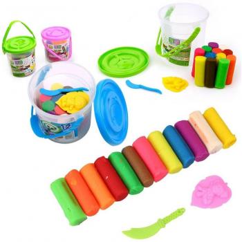 12-Color Playdough Set for Kids