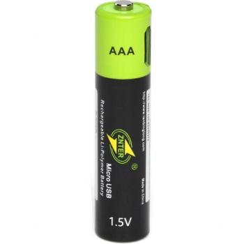 ZNTER 1,5 V AAA Lithium‑Polymer Batterien – 600 mAh, USB‑ladefähig, Mikro‑USB Schnellaufladung