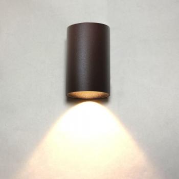 Famlights, Wandleuchte + Deckenleuchte, LED Aussenwandleuchte Moritz Aluminium in Braun (360 lm)