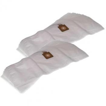 Vhbw 20x Microfleece Vacuum Cleaner Bags for Electrolux UZ920, UZ872, UZ173, UZ922, UZ921, UZ923, 75 cm x 17 cm, White