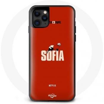 Funda Maniacase IPhone 13 Pro La Casa de Papel Sofía Negro