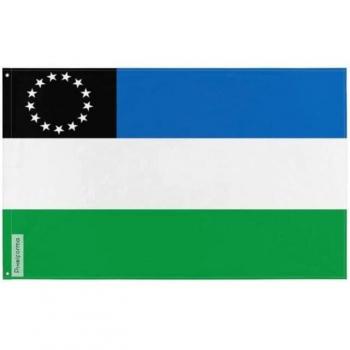 Polymer Flag: Rio Negro, 96x144 cm, Double‑Print, Eyelet‑Fastened