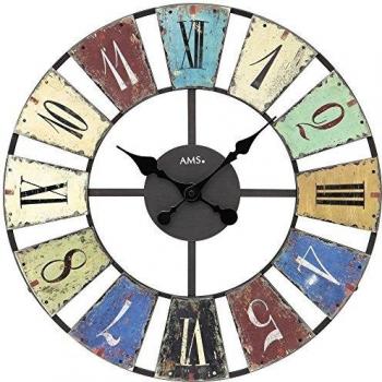 Orologio da parete AMS 9465 Ø 50 cm multicolore analogo