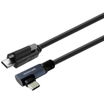 Vivolink Angled USB‑C‑Kabel 1,5 m – USB 3.2 Gen 2x2, 100 W