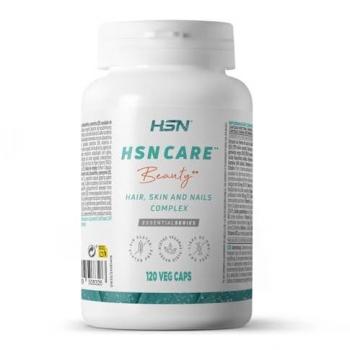 HSN Care Cabello, Piel y Uñas de HSN | Hair Skin and Nails Complex | Suplemento para el Crecimiento del Cabello y Mantenimiento de la Piel y Uñas | No-GMO, Vegano, Sin Gluten | 120 Cápsulas Vegetales
