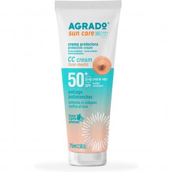 Crema Solar con Color Agrado SPF50+ 75 ml