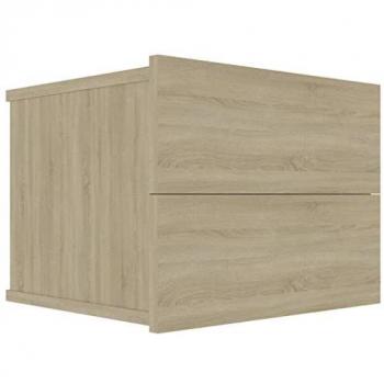 VIDAXL Comodino Rovere Sonoma 40x30x30 cm in Legno Multistrato