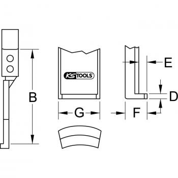 Griffe extracteur fine 250 mm Ø 2 mm