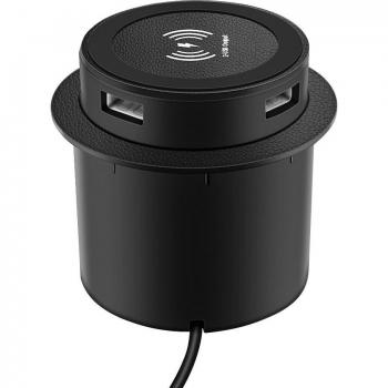 Cargador QI 30W con base de carga integrada