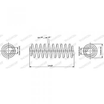 Monroe SP2905 Coil Spring