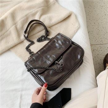Jahrgang 2024: Hohe Kapazität Bote – elegante PU-Leder-Tasche für Frauen, Kette Schulterzug