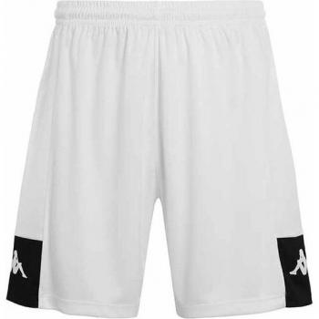 Shorts Kappa Daggo Blanco y Negro