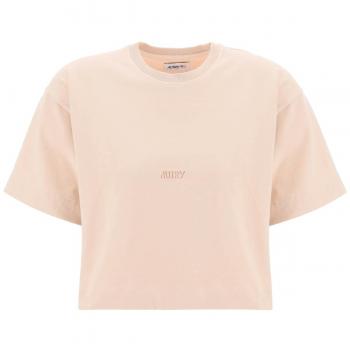 Autry Short Sleeve Pink Women’s Tee S