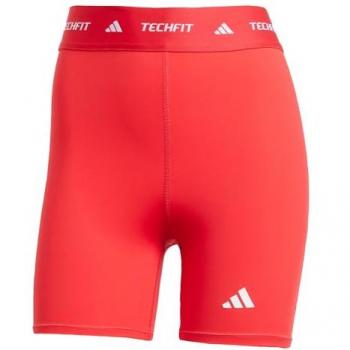Adidas Performance Kurze Trainingsleggings in Pure Ruby-Rot