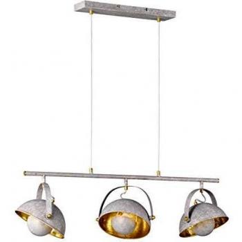 Wofi Mona Pendelleuchte 3-flammig, 120 W, E14, Betonoptik