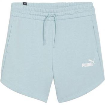 Shorts Puma Essentials Turquesa Cintura Alta 5”