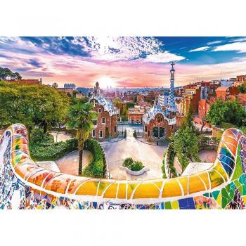 Trefl Puzzle 1000 pièces : Sunset over Barcelona – 5900511107111