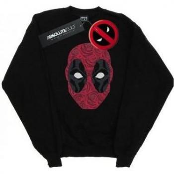 Deadpool Rose‑Head Hoodie
