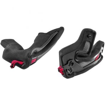 Nolan N80-8 Guanciali Clima Comfort 3XL Nero Rosso