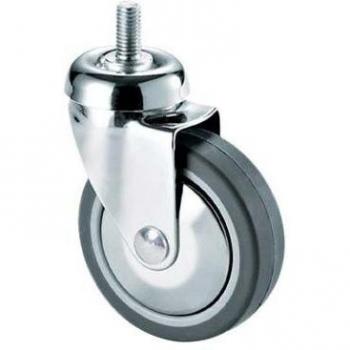 Ruota Valsecchi 220Bisp con Perno Rotante Ø8 × 30 mm, 50 mm di Diametro – Peso 20 kg