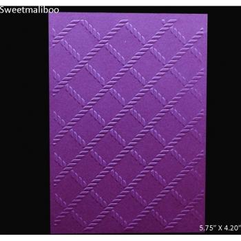 Square Grid Stencil for Scrapbooking