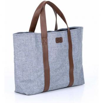 ABC Design Strandtasche - XXL Familientasche - große Tragetasche/Badetasche - Graphitgrau