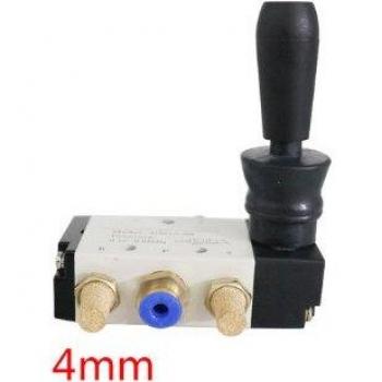 Controlador Manual de Aire 4H210‑08 1/4” 5/2 Vías