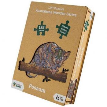 Opos w Drewnie - Puzzle z Serii Australiana 01