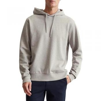 Marc O'Polo Heren Sweatshirt Regular Fit Grijs Biologisch Katoen Größe L