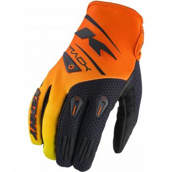 Guanti lunghi moto cross Kenny Track nero arancio