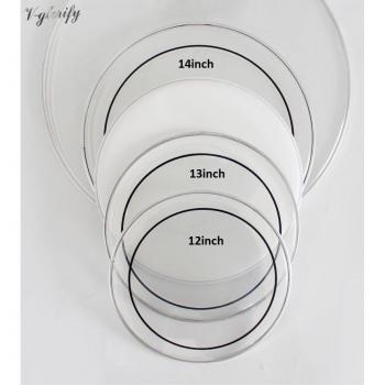 12-13-14 Inch Transparent Double Skin Drum Head