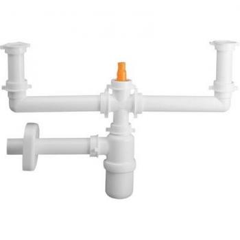 Siphon Bouteille Évier 2v Lave-vaisselle Vert
